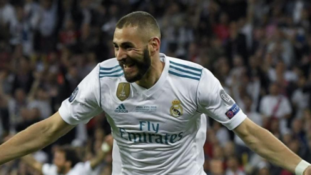 Karim Benzema, punta del Real Madrid.