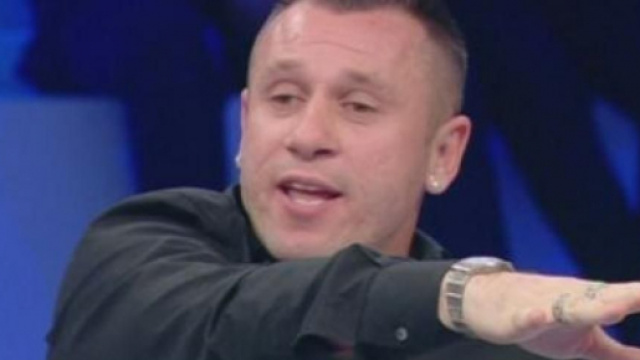 Antonio Cassano, ex giocatore dell'Inter.
