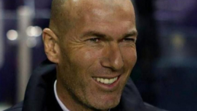 Zinedine Zidane, tecnico del Real Madrid.
