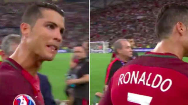 Cristiano Ronaldo motive ses co&eacute;quipiers - photo capture d'&eacute;cran vid&eacute;o