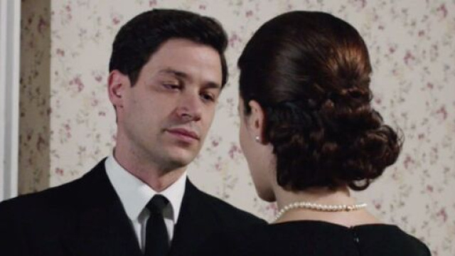 Gabriella e Cosimo in una scena de Il Paradiso delle signore.