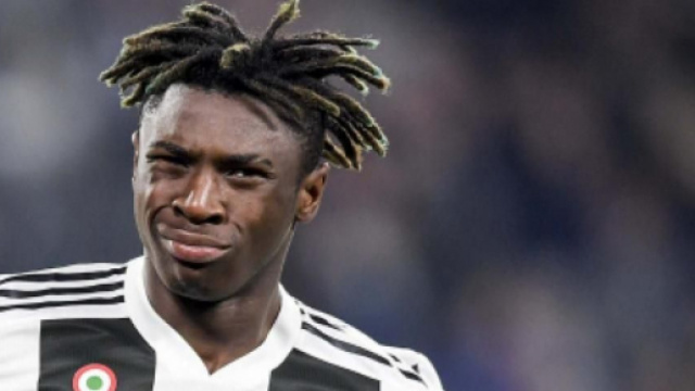Moise Kean, ex punta della Juventus.