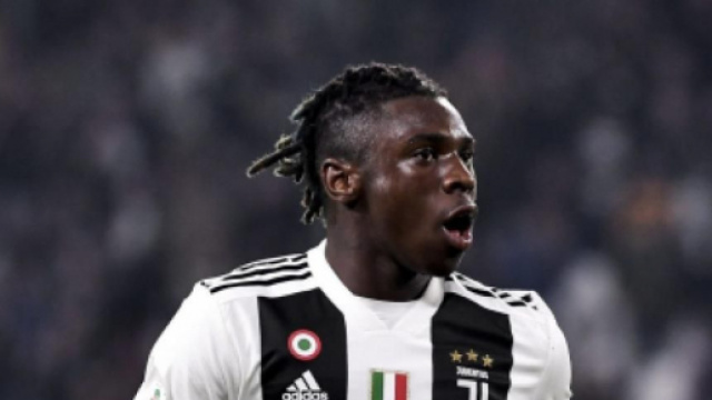 Moise Kean, ex punta della Juventus.