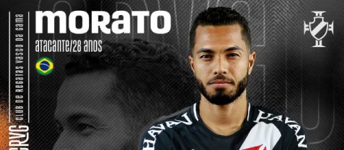 Morato &eacute; jogador do Vasco (Reprodu&ccedil;&atilde;o/Twitter/@VascoDaGama)