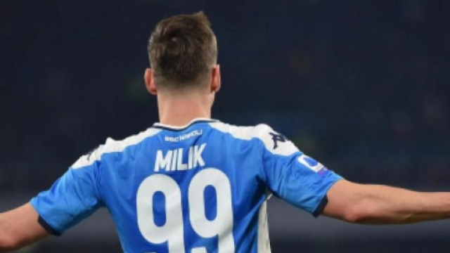 Arkadius Milik, ex punta del Napoli.