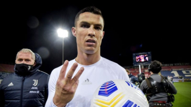 Cristiano Ronaldo, primo nella classifica Cies dei primi tre mesi del 2021.