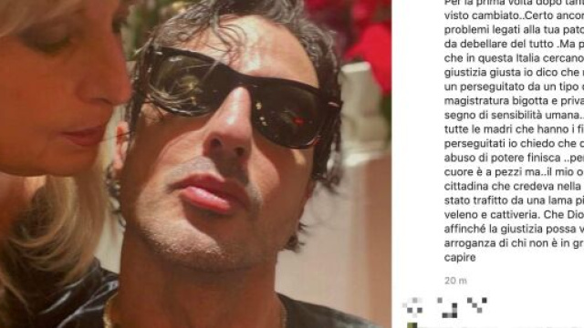 La mamma di Fabrizio Corona: &ldquo;Mio figlio &egrave; malato, non pu&ograve; stare in carcere".