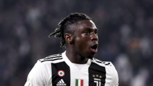 Moise Kean, ex punta della Juventus.