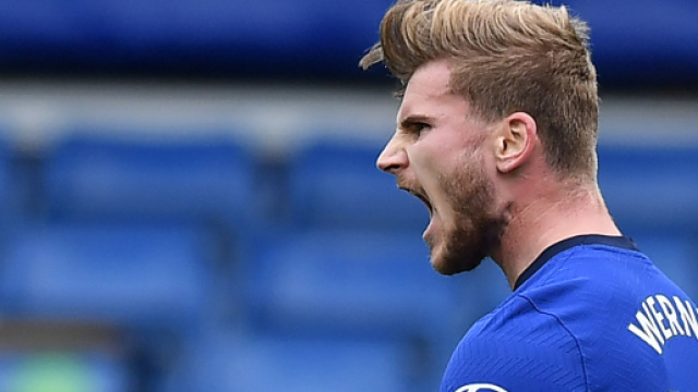 L'attaccante Werner sarebbe nel mirino della Juventus.