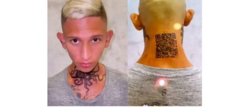 Mauricio G&oacute;mez, muestra el c&oacute;digo QR que muchos seguidores han criticado en su cuenta de Instagram (Foto: Instagram @la_liendraa)