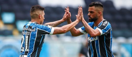 Pinares se destaca em vit&oacute;ria do Gr&ecirc;mio e deve ganhar sequ&ecirc;ncia (Lucas Uebel/Gr&ecirc;mio)