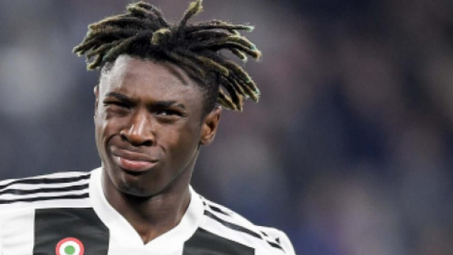Moise Kean, ex punta della Juventus.