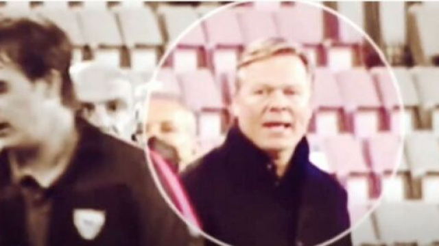 Ronald Koeman d&eacute;rape et insulte Lopetegui. Cr&eacute;dit: capture d'&eacute;cran