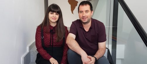 Luc&iacute;a Mart&iacute;nez y Marcos Gimeno, CEOs de Remot Technologies