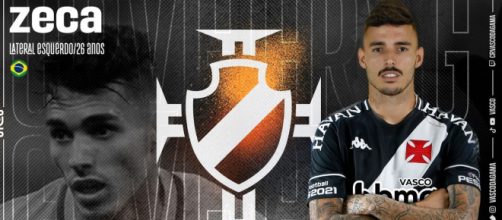 Jogador de 26 anos &eacute; o novo refor&ccedil;o do Vasco (Divulga&ccedil;&atilde;o/Vasco da Gama)