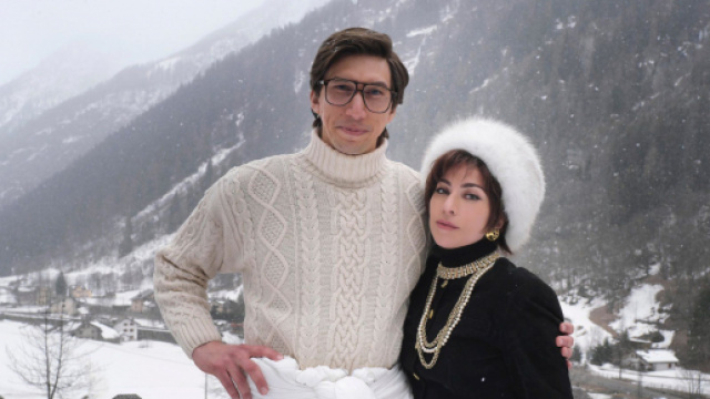 Adam Driver e Lady Gaga in 'Gucci' di Ridley Scott.