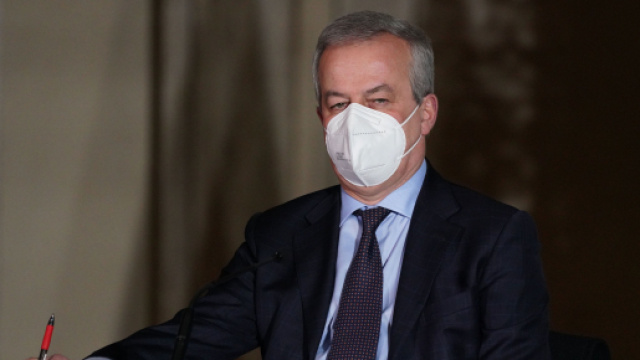 Franco Locatelli (Cts) alla conferenza stampa per il nuovo Dpcm di marzo 2021.