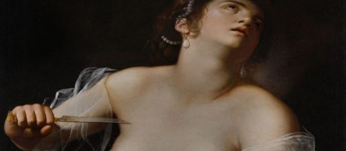 Lucretia by Artemesia Gentileschi (Image source: Wikimedia Commons)
