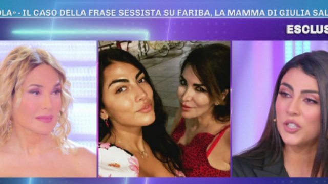 A Domenica Live, Giulia Salemi ha commentato le parole di Awed nei confronti di sua mamma Fariba.