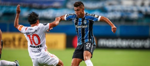 Gr&ecirc;mio perde Pinares para confronto decisivo do ano (Lucas Uebel/Gr&ecirc;mio)