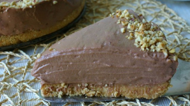 Cheesecake alla Nutella, un dolce sempre molto goloso.