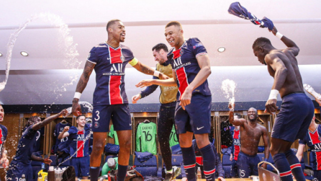 La joie des parisiens apr&egrave;s leur qualification en vid&eacute;o - Photo capture d'&eacute;cran Twitter PSG