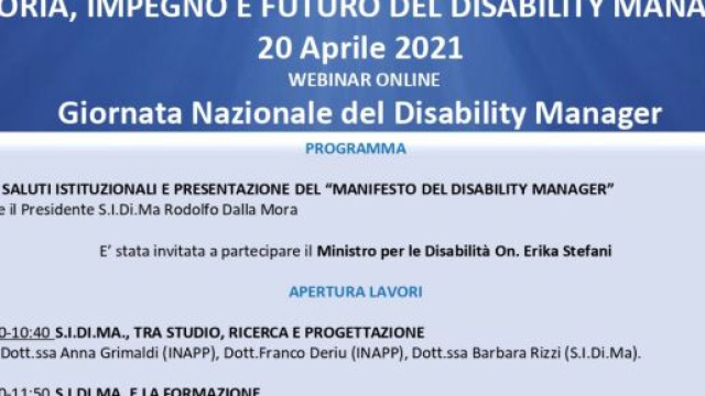 Locandina webinar indetto da S.I.Di.Ma.