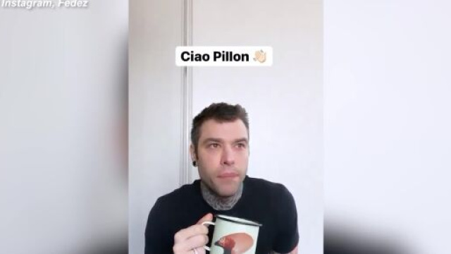 Fedez contro Pillon nelle sue stories di Instagram.