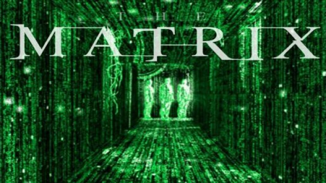 Una delle locandine del film Matrix.