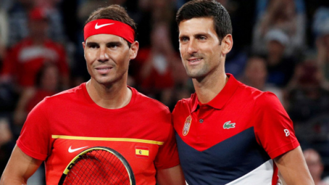 Nadal e Djokovic: scontro a distanza tra i due.