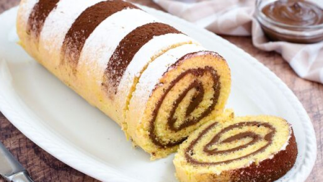 Rotolo alla Nutella, un dolce gustoso e soffice
