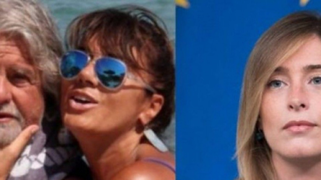 Scontro social tra la moglie di Beppe Grillo e Maria Elena Boschi.