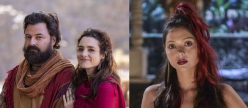 Ap&oacute;s a morte de Ayla, L&oacute; e a filha ter&atilde;o rela&ccedil;&otilde;es &iacute;ntimas em 'G&ecirc;nesis' (Reprodu&ccedil;&atilde;o/Record TV)