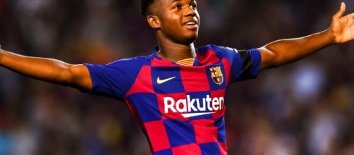 Ansu Fati &eacute; uma esperan&ccedil;a do Barcelona em era p&oacute;s-Messi. (Arquivo Blasting News)