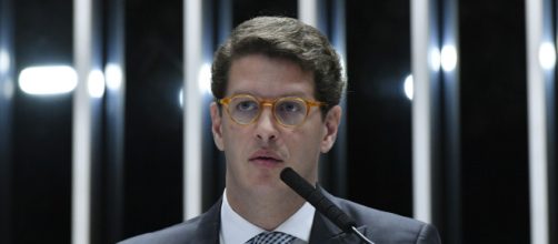 Ministro Ricardo Salles &eacute; criticado (Geraldo Magela/Ag&ecirc;ncia Senado)