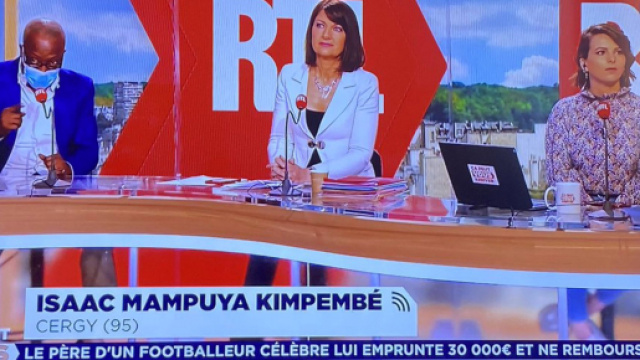 Le p&egrave;re de Presnel Kimpembe a fait le buzz dans l'&eacute;mission '&Ccedil;a peut vous arriver'. (capture M6 &eacute;mission Julien Courbet)