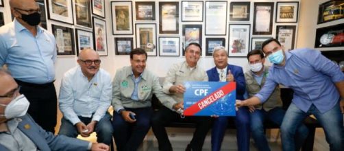 Bolsonaro foi criticado por imagem (Reprodu&ccedil;&atilde;o/Alan Satos/PR)