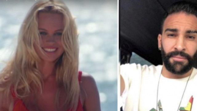 Adil Rami en grande forme sur les r&eacute;seaux sociaux au sujet de Pamela Anderson. (Montage Blasting cr&eacute;dit : r&eacute;seaux sociaux)