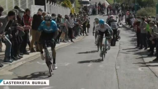 Lo scatto vincente di Valverde al Gp Indurain