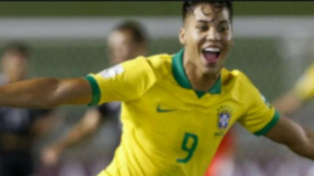 Kaio Jorge, punta brasiliana del Santos.