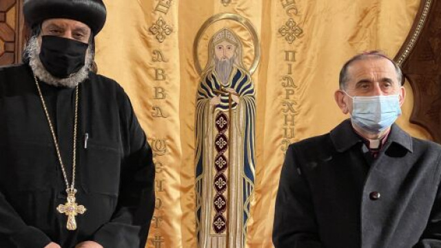 Sua Eminenza Anba Antonio vescovo della Diocesi Copta di Milano.