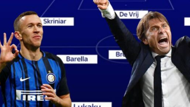Conte potrebbe riconfermare il 3-5-2 la prossima stagione, ma Perisic &egrave; in dubbio