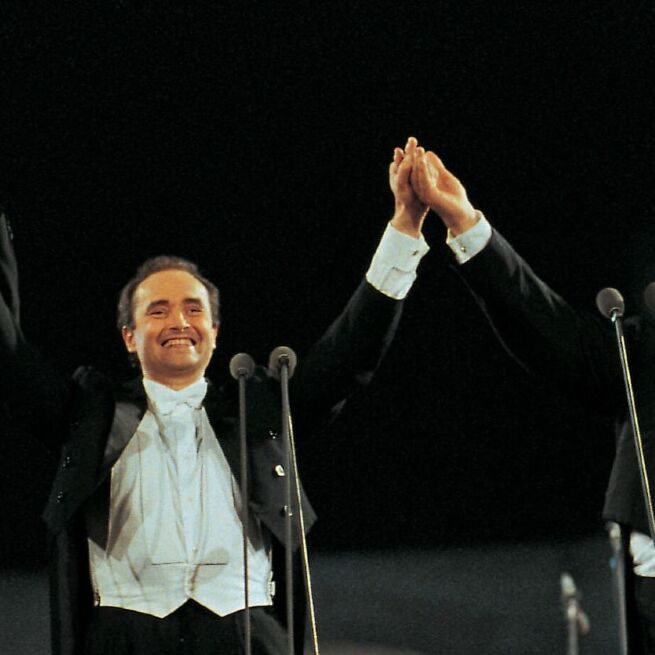 Pl&aacute;cido Domingo, Jos&eacute; Carreras e Luciano Pavarotti, os Tr&ecirc;s Tenores (Divulga&ccedil;&atilde;o/Decca Classics/Vivianne Purdom)