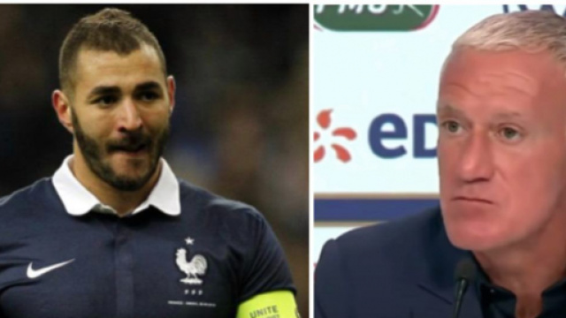 Karim Benzema n'est plus s&eacute;lectionn&eacute; en &eacute;quipe de France par Didier Deschamps. (Montage Blasting).