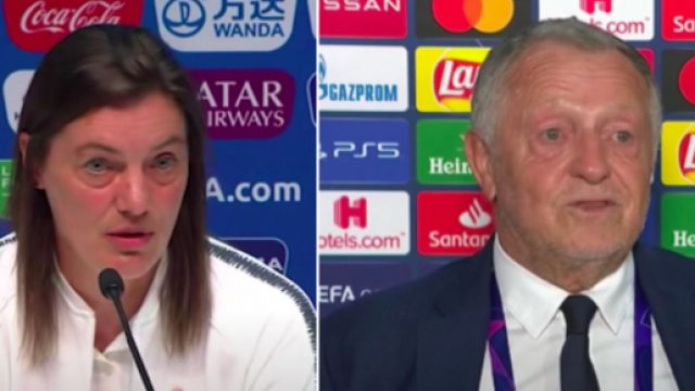 La r&eacute;ponse de Corinne Diacre &agrave; Jean-Michel Aulas - Photo capture d'&eacute;cran vid&eacute;o YouTube