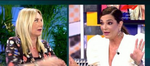 Raquel Bollo y Bel&eacute;n Rodr&iacute;guez, en 'S&aacute;bado Deluxe' (Captura de Mediaset)