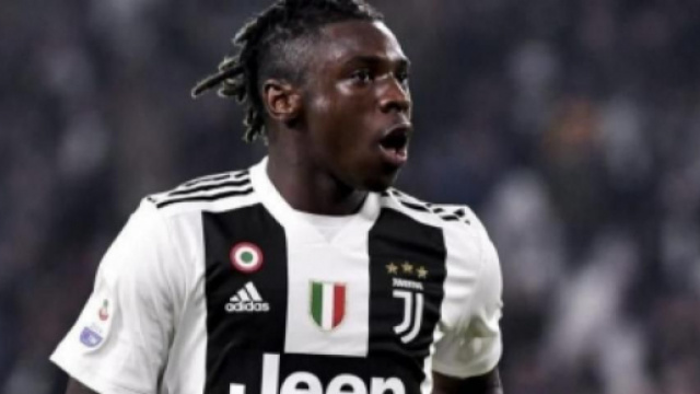 Moise Kean, ex punta della Juventus.