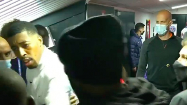 Canal+ d&eacute;voile la vid&eacute;o dans les couloirs de Rennes / PSG - photo capture d'&eacute;cran vid&eacute;o