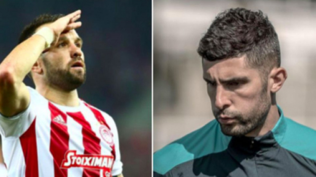 Mathieu Valbuena tacle &Aacute;lvaro Gonz&aacute;lez qui lui r&eacute;pond - Photo capture d'&eacute;cran Instagram des joueurs