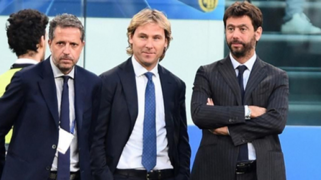 Nella foto Paratici, Nedved e Agnelli.